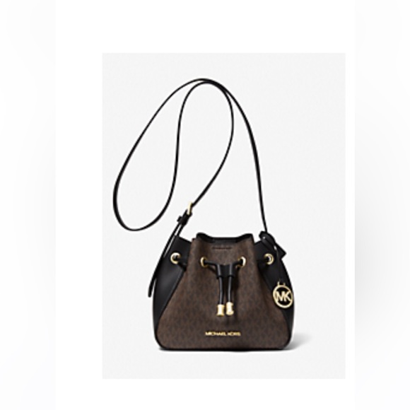 MICHAEL KORS Phoebe Small Logo Bucket Bag - Picture 1 of 2